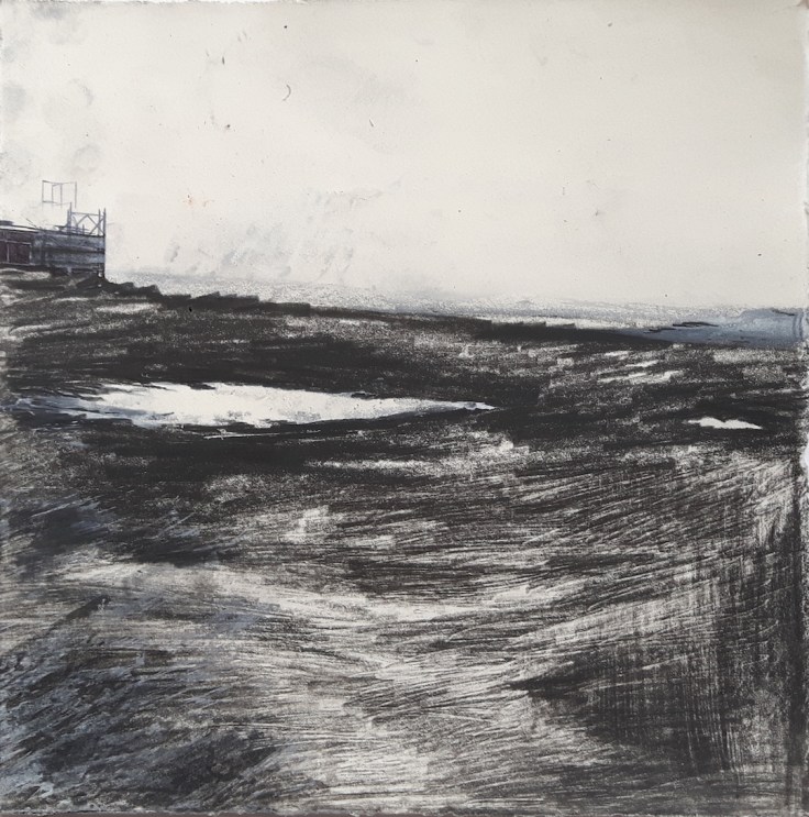 Distant Scaffold, Iceland_DRAWING_LoRes_2018_JennyRoss
